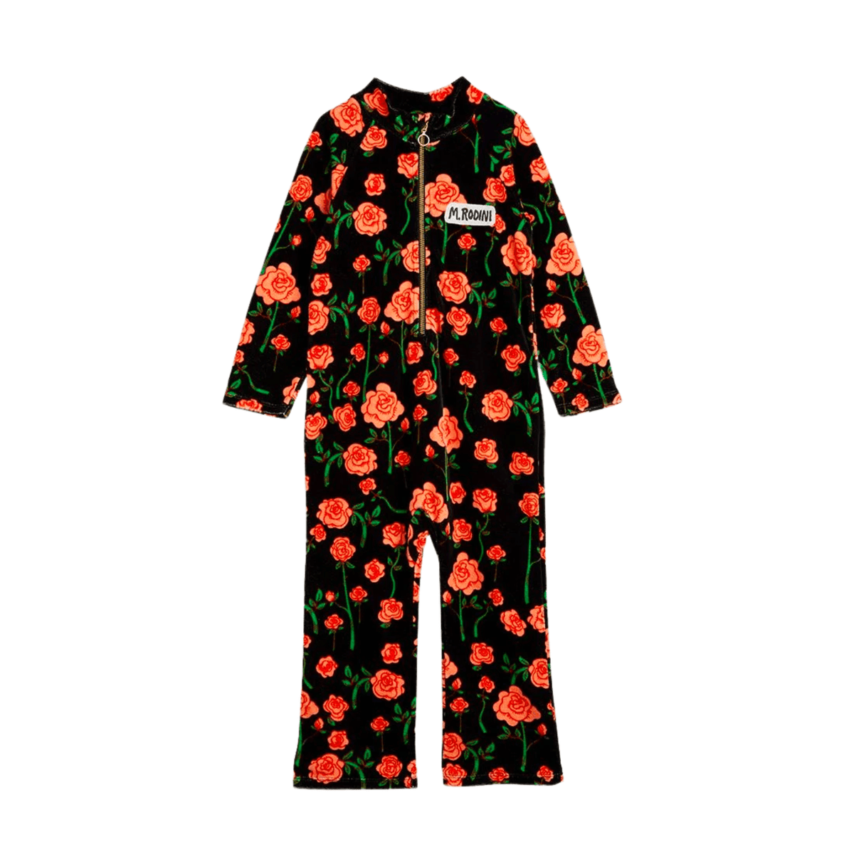 Roses Velour Jumpsuit