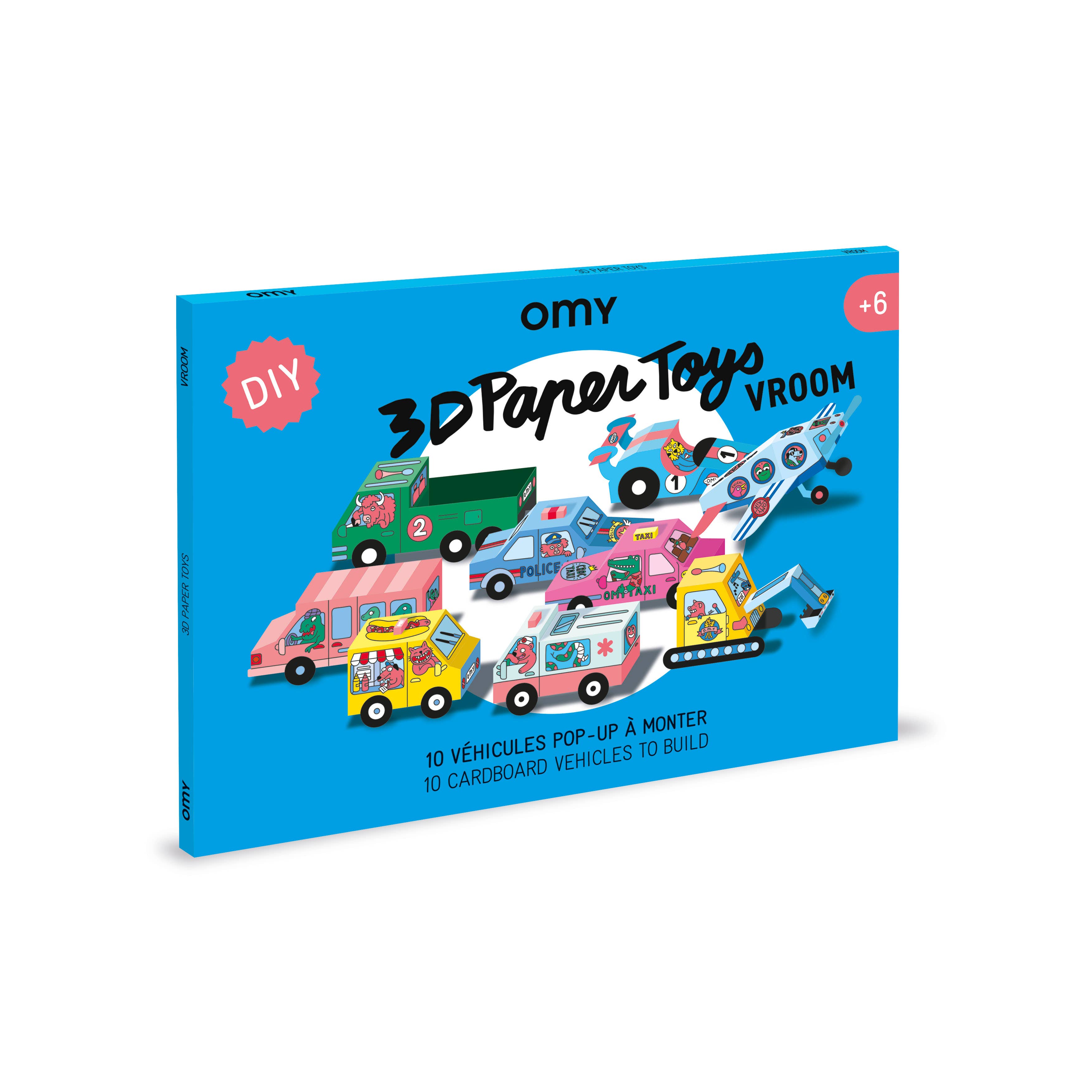 Vehicles 3D Paper Toys