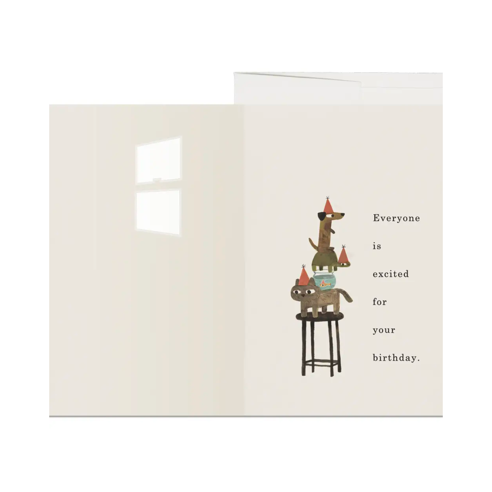 Everyone Is Excited Birthday Card