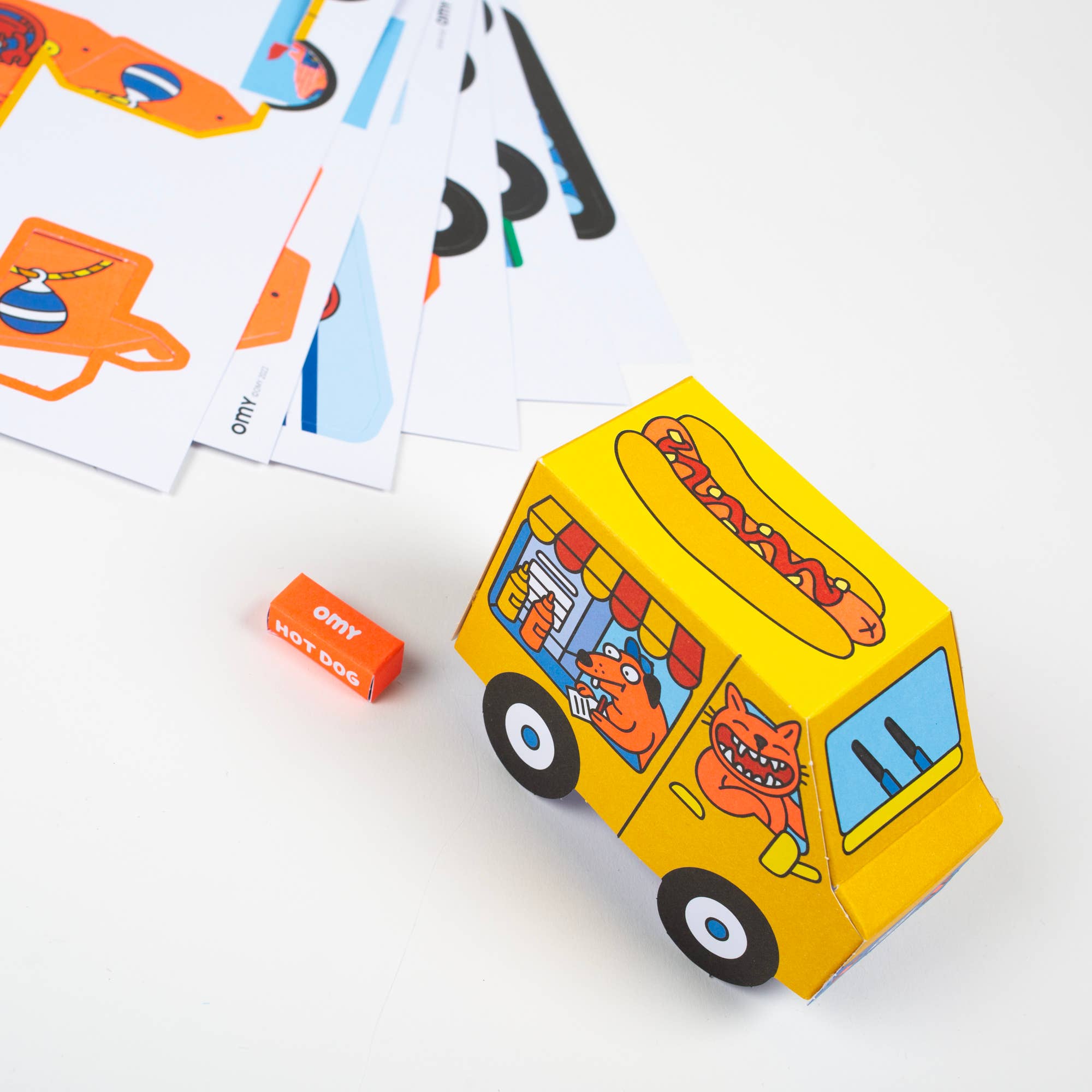 Vehicles 3D Paper Toys