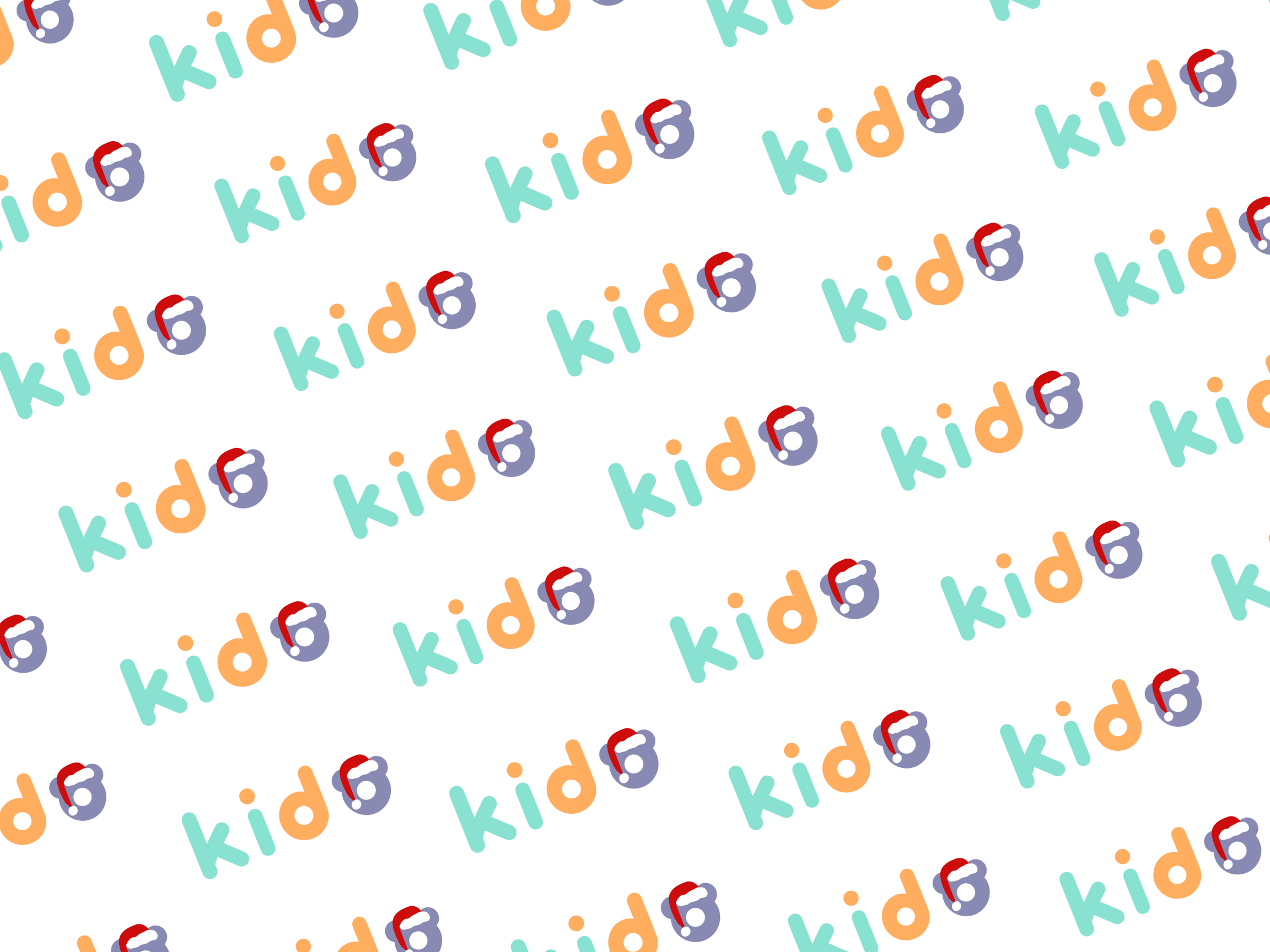 Holiday Kido Logo Gift Wrap