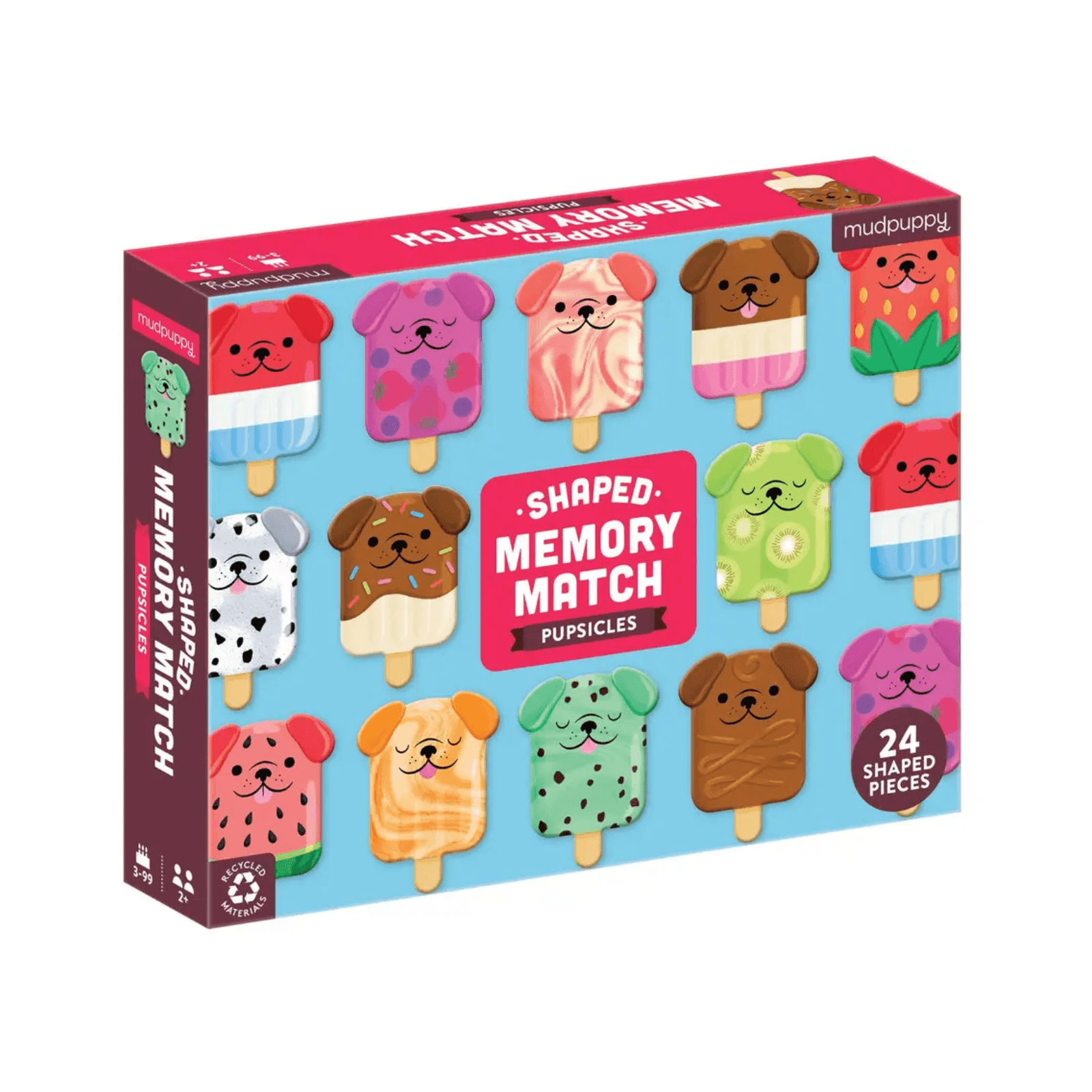 Pupsicles Shaped Memory Match