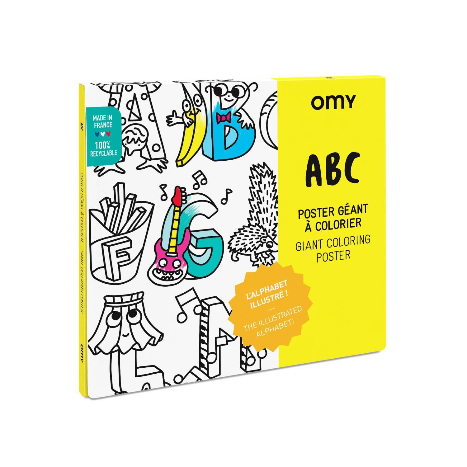 ABC Giant Coloring poster - Kido Chicago Diverse Kids Boutique